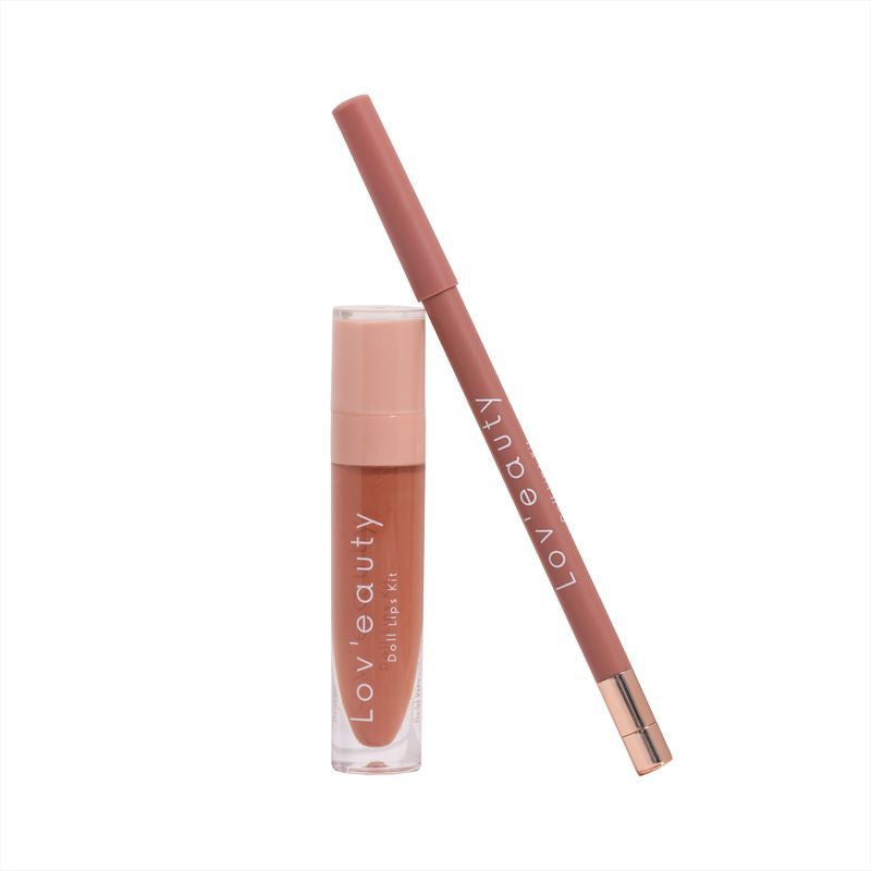 Doll Lips Kit Matte Lipliner & Lipgloss Combo